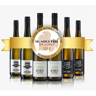 6er GOLD "MUNDUS VINI" VON MEININGER: 6 goldprämierte Flaschen