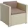 Polyrattan Loungesessel 70 x 69 x 63 beige