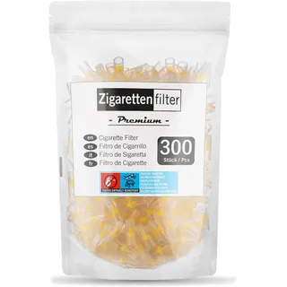 Premium Zigarettenfilter - 300Er Pack, Hochwertige Anti-Teer Aufsätze, Nikotinst