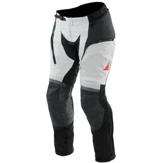 Dainese Super Adventure Absoluteshell wasserdichte Motorrad Textilhose D-Dry - Hellgrau/Dunkelgrau/Schwarz - 58