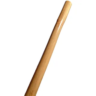 TEKKA BUDO Jo Stab Rattan ungeschält - 127 cm - mit Schale - Trainingsstock Holz Hell - Aikido, Iaido, Kempo, Kobudo, Kampfkunst, Vollkontakt