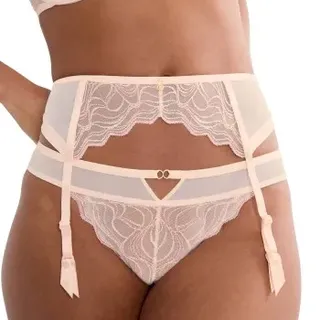 Triumph Palina Waves Of Glow Suspender Belt Hellrosa Medium Damen