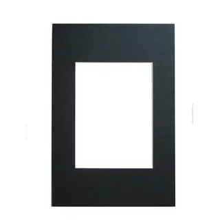 walther design Passepartout Galerie schwarz 40x60 cm 4 St.