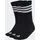3-Streifen Cushioned Sportswear Crew Socken Schwarz/Weiß 43-45