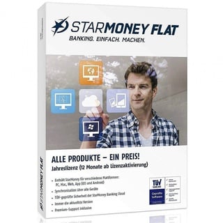 StarMoney Flat Jahreslizenz PC, MAC, Android inkl.Premiumsupport