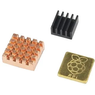 3 teiliges Premium Kühlkörper Set für Raspberry Pi 2 & 3