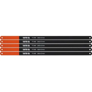 Yato - Metallsägeblatt Für Bügelsäge 300 Mm Lang 12 Mm Breit Handsäge Sägebogen 5 Stück