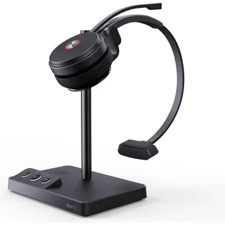 Yealink WH62 Mono UC (Kabellos, USB-A), Office Headset, Schwarz