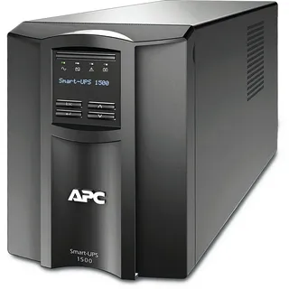 APC Smart-UPS 1500VA, 8x C13, AVR, Display, SmartConnect + Slot, Überspannungsschutz