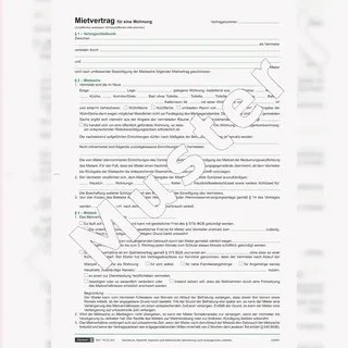 Brunnen Mietvertrag für Wohnungen A4