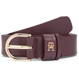 Tommy Hilfiger Damengürtel Leder 2,5 cm rot 125