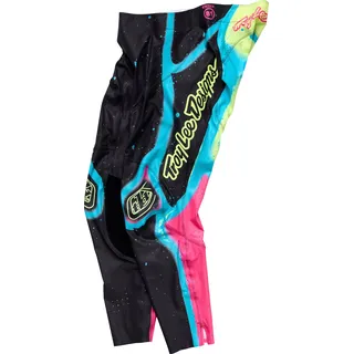 Troy Lee Designs SE Ultra Membrane, Trikot - Schwarz/Türkis/Pink/Neon-Gelb - XL