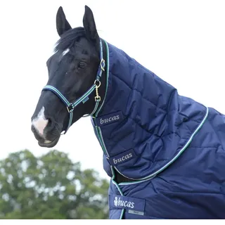 Bucas Halsteil Quilt Neck Navy
