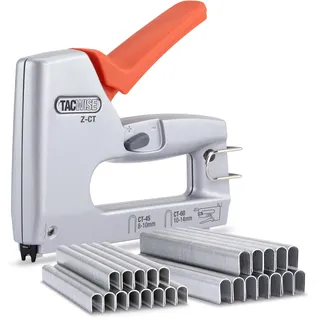 Tacwise 1763 Z-CT Duo Metall Kabeltacker Mit 4000 Heftklammern, Verwendet CT-45 und CT-60 Heftklammern