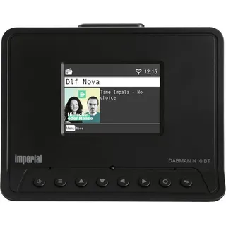 Telestar IMPERIAL DABMAN i410 BT, Internet, Analog & Digital, DAB+, FM, 7,62 cm (3"), USB Typ-A, Schwarz - Schwarz
