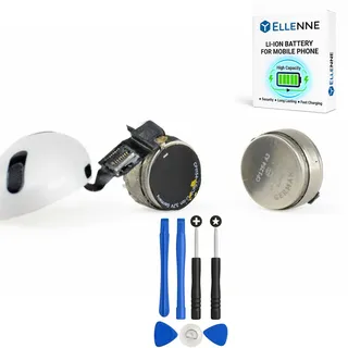 ELLENNE - Akku für Apple Airpods Pro 1 Kopfhörer links (nicht rechts) - Gen.1 mit Schraubendreher-Set enthalten