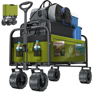 Kesser Bollerwagen faltbar grün