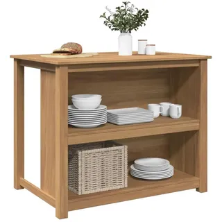 vidaXL Kücheninsel Panama 112 x 77 x 90 cm Braun