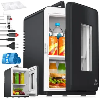 Kesser 2in1 Mini-Kühlschrank 15 l 220-240V/12V hoch Tragbar