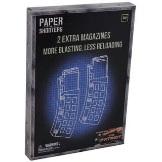 PAPER SHOOTERS 2 Stück Magazin-Patriot für Tactician Patriot Kinder US Army Gewehr Magazin Spielzeug Gewehr Pistole