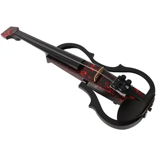 Headless Electric Violin, Silent Electric Fiddle Kit Wood Multifunktionale Elektrische Violine für Home Practice und Konzert Auftritte