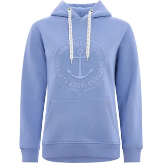 Zwillingsherz Hoodie »Strand Meer Küste«, mit gleichfarbig gesticktem Ankermotiv