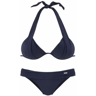 LASCANA Triangel-Bikini Damen Blau 36 Cup A