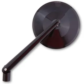 Highsider Montana Rückspiegel für Motorrad Schwarz glänzend