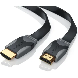 CSL HDMI-Kabel 1.4a 5 m grau/schwarz