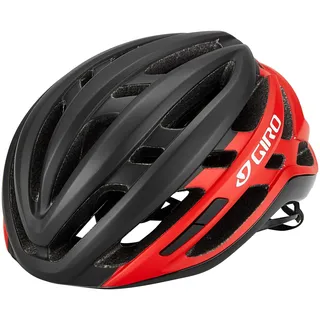 51-55 cm matte black/bright red