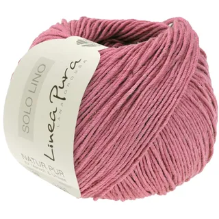LANA GROSSA Solo Lino | Leinen-Look | Handstrickgarn aus 80% Leinen Viskose & 20% Leinen | 50g Wolle zum Stricken & Häkeln | 120m Garn FB62
