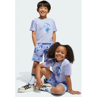 Adidas DISNEY LILO & STITCH T-SHIRT-SET königliches Lila|helllila 110-116cm 5-6J