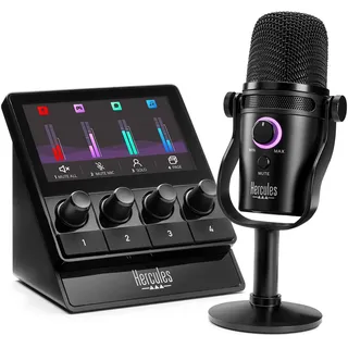 Hercules Stream Starter Kit, Schwarz