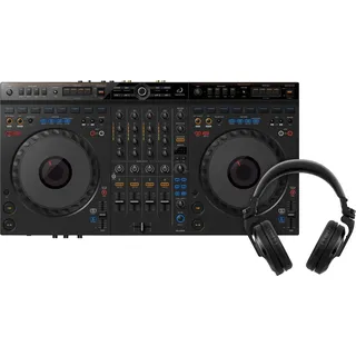 AlphaTheta DDJ-GRV6 + Pioneer DJ HDJ-X7 Schwarz