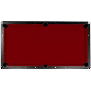 Hathaway Championship Saturn II Billardtuch, Billardtisch-Filz, Burgunderrot, 2,1 m