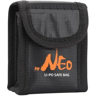 XBERSTAR Batteriesichere Tasche für DJI Neo, explosionsgeschützte LiPo-Batterietasche für DJI Neo, feuerfeste Sicherheits- und Aufbewahrungstasche, Droens Akku-Zubehör, Für 2 Batterien, Für DJI Neo