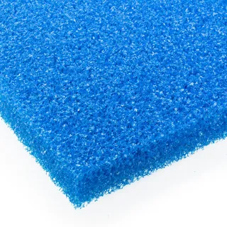 Pondlife Filterschaum blau 100x100x5 cm PPI 10 grob, Filtermatte Teich und Aquarium, zuschneidbar, zur optimalen Verwendung als Filtermedium in Teichfiltern