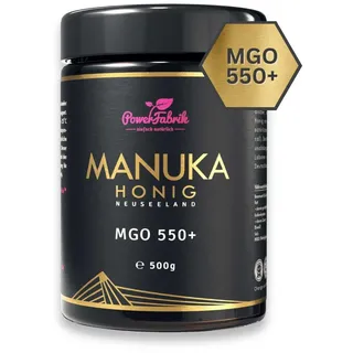 PowerFabrik Manuka Honig, MGO 550+ Honig 500 g