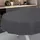 Wachstuch-Tischdecke Oval 220 x 140 Schwarz