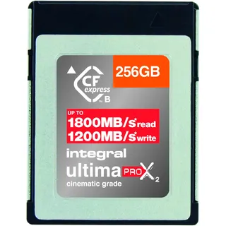 Integral CFexpress Card Type B 2.0, Cinematic 256GB 1200/1800MB/s