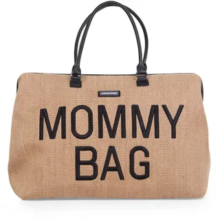 Childhome Childhome, - Wickeltasche, Mommy Bag, Raffia LOOK beige - Beige