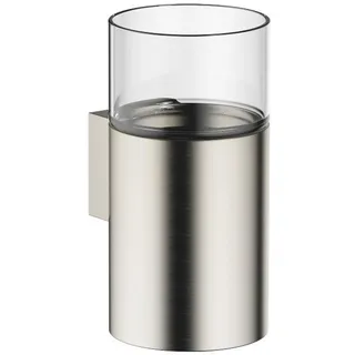 Dornbracht Glashalter, Wandmodell, Glas klar, 83400979-06, platin matt