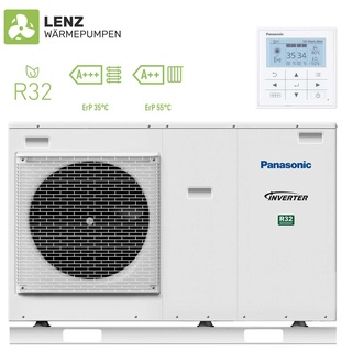 Panasonic Aquarea LT Monoblock-Wärmepumpe, 7 kW, Gen. J, 230 V