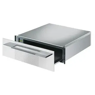 CT15B-2 Einbau Wärmeschublade Linea Design 15 cm hoch - Farbe Weiß Hochglanz