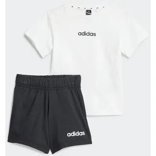 adidas Baby Set I LIN T-SET 160 JE1405 62 - White/Black - 62
