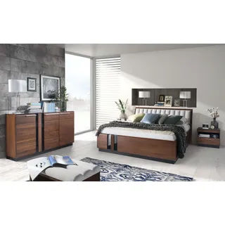 99rooms Portolano Schlafzimmerset I Massivholz Eiche Antik