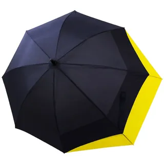 Doppler Regenschirm Fiber Long Automatic Move Navy / Yellow