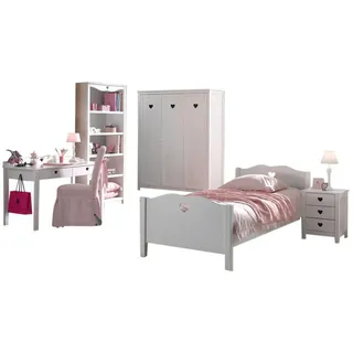 58aufmkessel Kinderzimmer, Weiß, Holzwerkstoff, 410x1x210 cm, Kinderzimmer & Jugendzimmer, Jugendmöbel, Komplette Kinderzimmer & Jugendzimmer