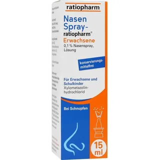 Ratiopharm NASENSPRAY-ratiopharm Erwachsene 15 ml