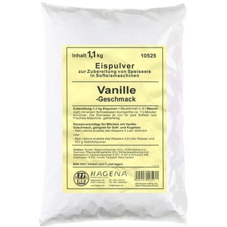 Softeispulver Vanille-Geschmack, 1,1 kg